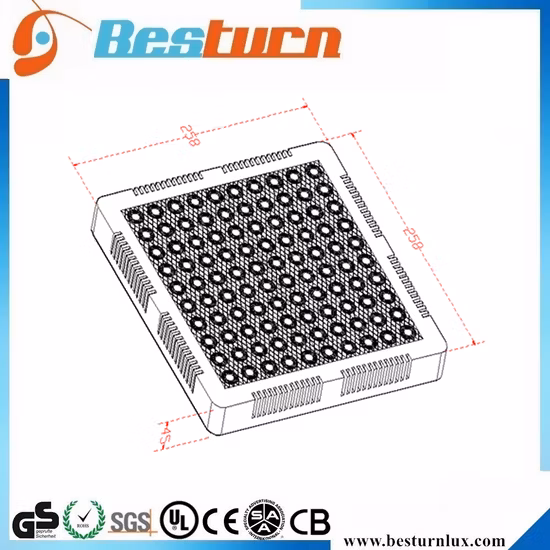 Lp Serie 10 Sistema de cultivo vertical hidropónico de espectro completo Barras de floración de espectro completo Luz de cultivo LED para plantas medicinales de malezas de interior